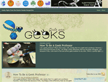 Tablet Screenshot of girlsaregeeks.com